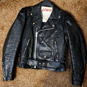 Vintage LA Roxx Hollywood Leather Moto jacket